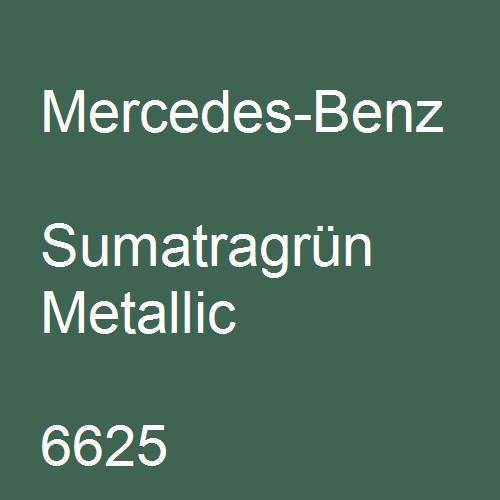 Mercedes-Benz, Sumatragrün Metallic, 6625.